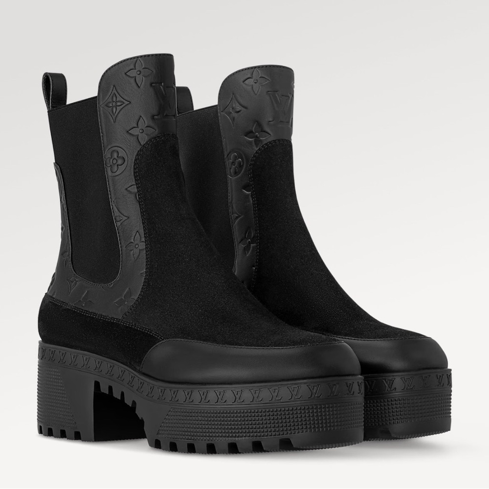 Louis Vuitton Laureate platform boots 41
